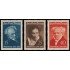 Danzig 235/37 1938 150 aniv. del nacimiento del filósofo Arthur Schopenhauer MNH