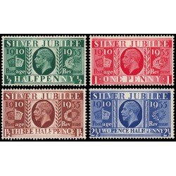 Gran Bretaña 201/04 1935 Jubileo de Jorge V MNH Gran Bretaña 201/04 1935 Jubileo de Jorge V MNH