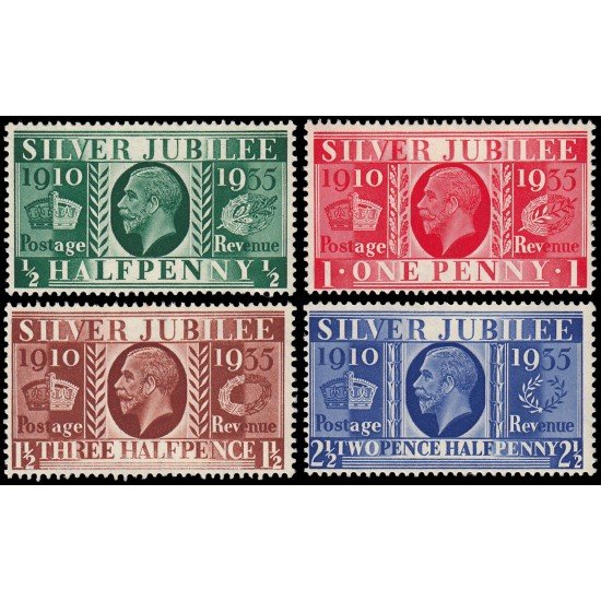 Gran Bretaña 201/04 1935 Jubileo de Jorge V MNH Gran Bretaña 201/04 1935 Jubileo de Jorge V MNH