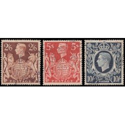 Gran Bretaña 224/26 1939 Rey Jorge VI Usados Gran Bretaña 224/26 1939 Rey Jorge VI Usados