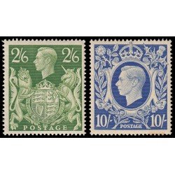 Gran Bretaña 233/34 1942 Rey Jorge VI MNH Gran Bretaña 233/34 1942 Rey Jorge VI MNH