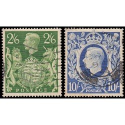 Gran Bretaña 233/34 1942 Rey Jorge VI Usados Gran Bretaña 233/34 1942 Rey Jorge VI Usados