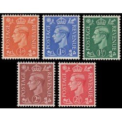 Gran Bretaña 251/55 1951 Jorge VI MNH Gran Bretaña 251/55 1951 Jorge VI MNH