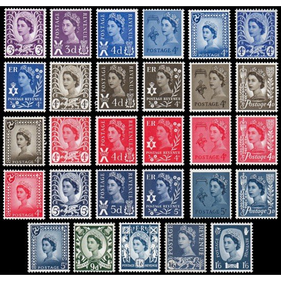 Gran Bretaña 514/41 1968-71 Elizabeth II MNH Gran Bretaña 514/41 1968-71 Elizabeth II MNH