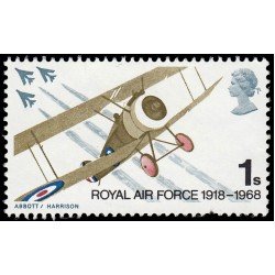 Gran Bretaña 512 1968 50 aniv. de la Royal Air Force RAF MNH Gran Bretaña 512 1968 50 aniv. de la Royal Air Force RAF MNH