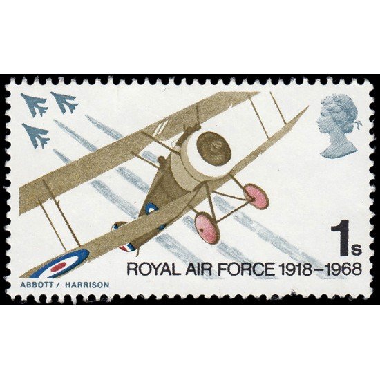 Gran Bretaña 512 1968 50 aniv. de la Royal Air Force RAF MNH Gran Bretaña 512 1968 50 aniv. de la Royal Air Force RAF MNH