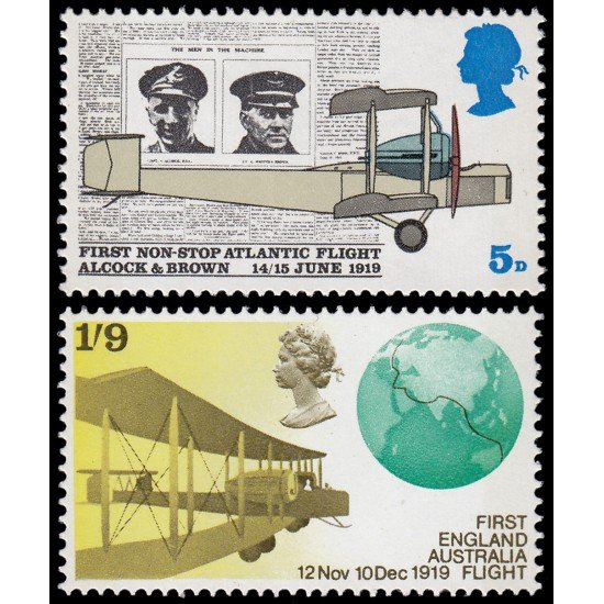 Gran Bretaña 558/59 1969 Aniversarios 1969 (Europa C.E.P.T. 1969) MNH Gran Bretaña 558/59 1969 Aniversarios 1969 (Europa C.E.P.T. 1969) MNH
