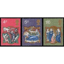 Gran Bretaña 602/04 1970 Navidad MNH Gran Bretaña 602/04 1970 Navidad MNH