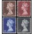 Gran Bretaña 487/90 1967-70 Elizabeth II Usados