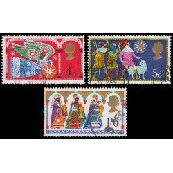 Gran Bretaña 579/81 1969 Navidad Usados Gran Bretaña 579/81 1969 Navidad Usados