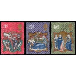 Gran Bretaña 602/04 1970 Navidad Usados Gran Bretaña 602/04 1970 Navidad Usados