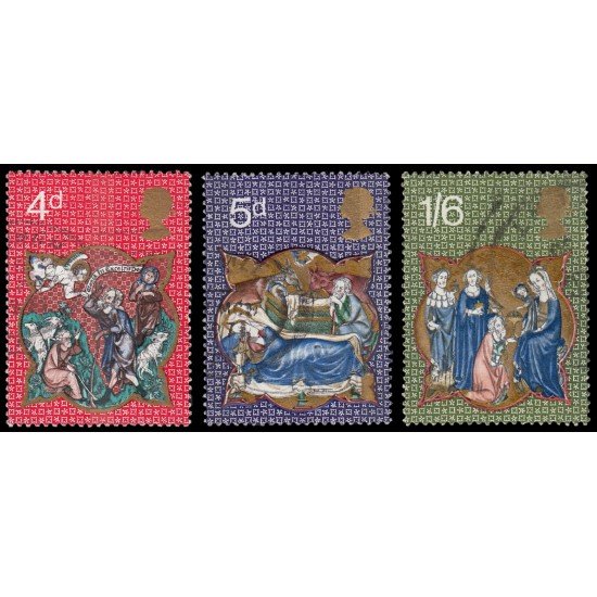 Gran Bretaña 602/04 1970 Navidad Usados Gran Bretaña 602/04 1970 Navidad Usados