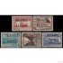 Perú A- 29/33 1937 Sobrecarga Avión Costa MNH