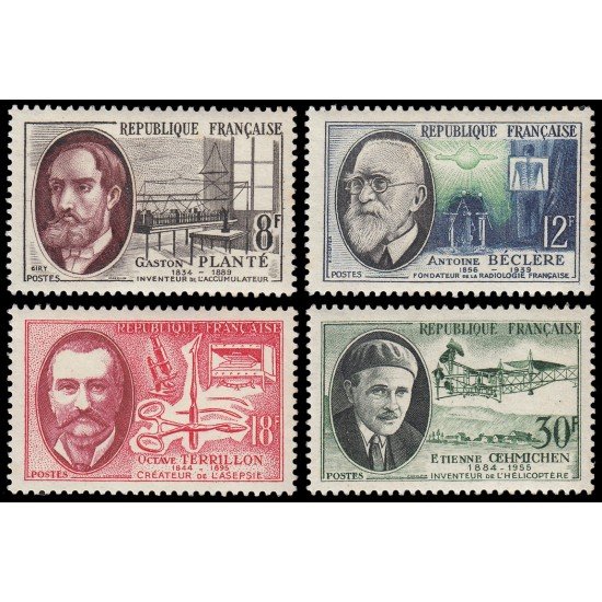 France Francia 1095/98 1957 Científicos e inventores MH
