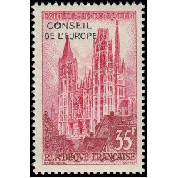 France Francia 1129 1957 Serie turística Catedral de Rouen MNH France Francia 1129 1957 Serie turística Catedral de Rouen MNH