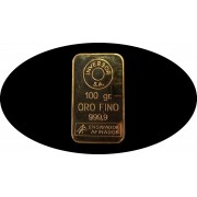 Lingote Ingot 100 gramos oro puro 999,9 Oro Gold Inversor S.A.