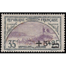 France Francia 166 1922 Orphelins En beneficio de huérfanos de guerra MNH France Francia 166 1922 Orphelins En beneficio de huérfanos de guerra MNH