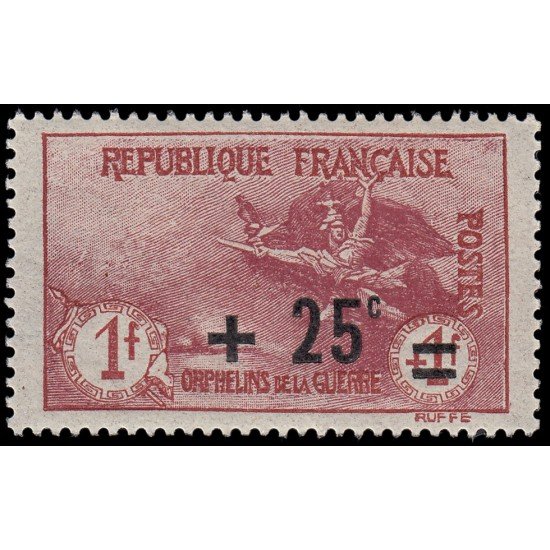 France Francia 168 1922 Orphelins En beneficio de huérfanos de guerra MNH