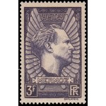 France Francia 338 1937  En recuerdo del aviador Jean Mermoz y compañeros (Cruz del Sur) MNH