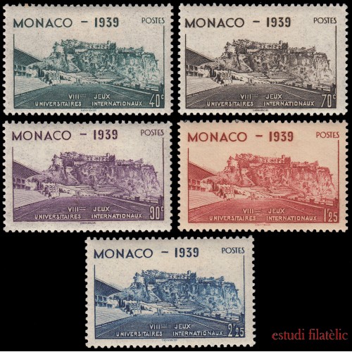 Monaco 195/99 1939 8 Juegos universitarios internacionales MH