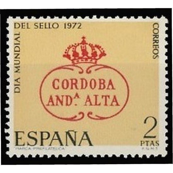 España Spain 2092 1972 Día mundial del Sello MNH