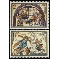 España Spain 2115/16 1972 Navidad MNH