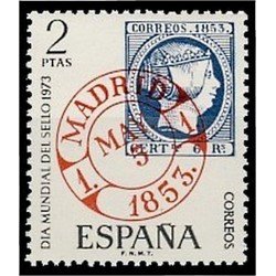 España Spain 2127 1973 Día mundial del Sello MNH España Spain 2127 1973 Día mundial del Sello MNH