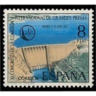 España Spain 2128 1973 XI Congreso de la Comisión Internacional de Grandes Presas MNH