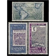 España Spain 2164/66 1973 V Centenario de la Imprenta MNH