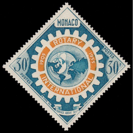 Monaco 440 1955 50 aniv. de Rotary internacional MNH