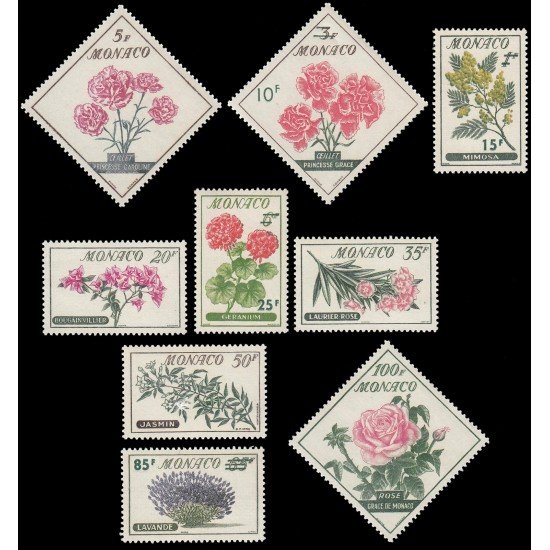 Monaco 514/22 1959 Flores MNH