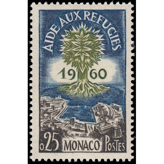 Monaco 523 1960 Año mundial del refugiado MNH Monaco 523 1960 Año mundial del refugiado MNH