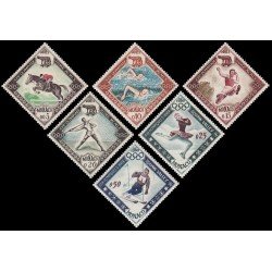 Monaco 532/37 1960 JJOO de Squaw Valley y Roma MNH Monaco 532/37 1960 JJOO de Squaw Valley y Roma MNH