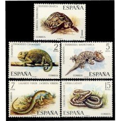 SpainEspaña 2192/96 1974 Fauna Hispánica MNH SpainEspaña 2192/96 1974 Fauna Hispánica MNH