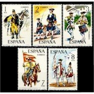 España Spain 2197/01 1974 Uniformes militares MNH
