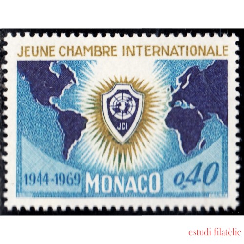 Monaco 808 1969 25º Aniversario de la Joven Cámara de Comercio internacional MNH