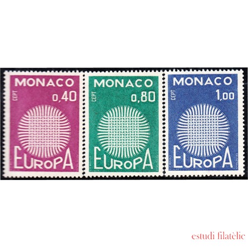 Monaco 819/21 1970 Europa MNH
