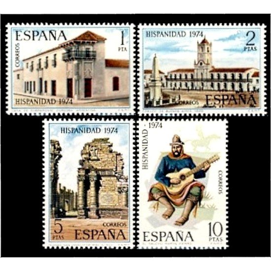 España Spain 2213/16 1974 Hispanidad Argentina MNH España Spain 2213/16 1974 Hispanidad Argentina MNH