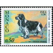 FAU5/S Monaco  Nº 862   1971  Exp. canina inter.-coker spamiel-Lujo