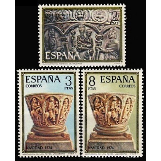 España Spain 2217/19 1974 Navidad MNH España Spain 2217/19 1974 Navidad MNH