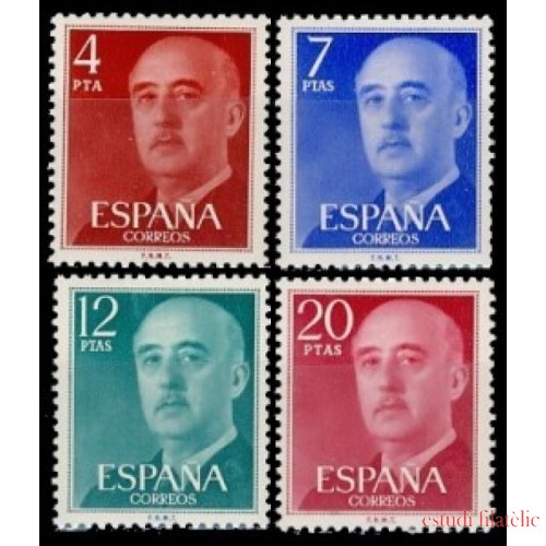 España Spain 2225/28 1974/75 General Franco MNH