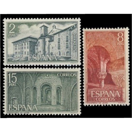 España Spain 2229/31 1974  Monasterio de Leyre MNH