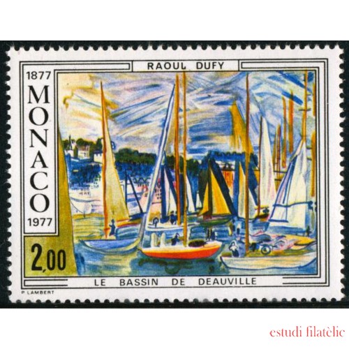 BA1 Monaco Nº 1097  1977 Cent. de Raoul Dufy cuadro MNH