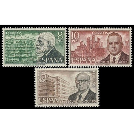 España Spain 2241/43 1975 Personajes Españoles MNH
