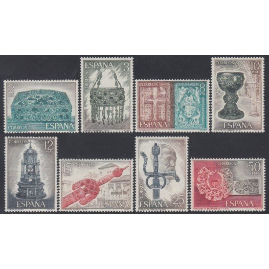 España Spain 2252/53 SH 1975 Exposición Mundial de Filatelia Orfebrería Española Hojitas cortadas MNH España Spain 2252/53 SH 1975 Exposición Mundial de Filatelia Orfebrería Española Hojitas cortadas MNH