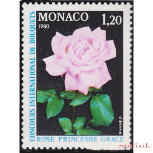Monaco - 1200 - 1979 Concurso inter. de ramos-Monte-Carlo/ rosa-Lujo