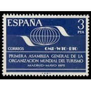 España Spain 2262 1975 Primera Asamblea general de la Organización mundial de Turismo MNH