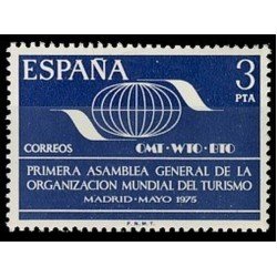 España Spain 2262 1975 Primera Asamblea general de la Organización mundial de Turismo MNH España Spain 2262 1975 Primera Asamblea general de la Organización mundial de Turismo MNH