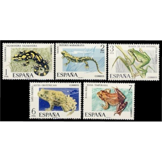 España Spain 2272/76 1975 Fauna Hispánica MNH España Spain 2272/76 1975 Fauna Hispánica MNH