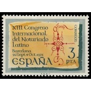 España Spain 2283 1975 XIII Congreso del Notariado Latino MNH